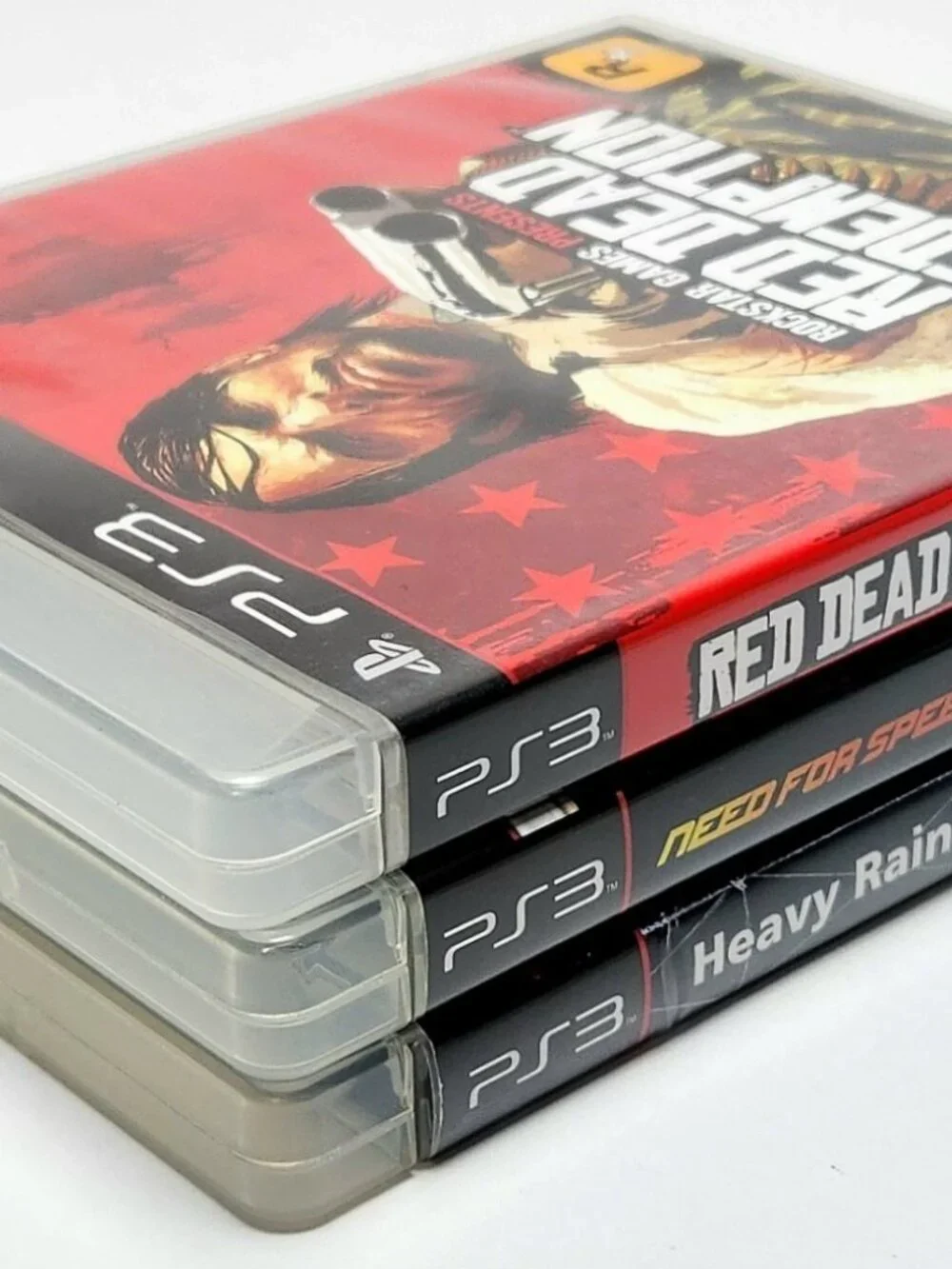 PS3 Game Bundle Lot - Red Dead Redemption, Need for Speed, Heavy Rain CIB Tested